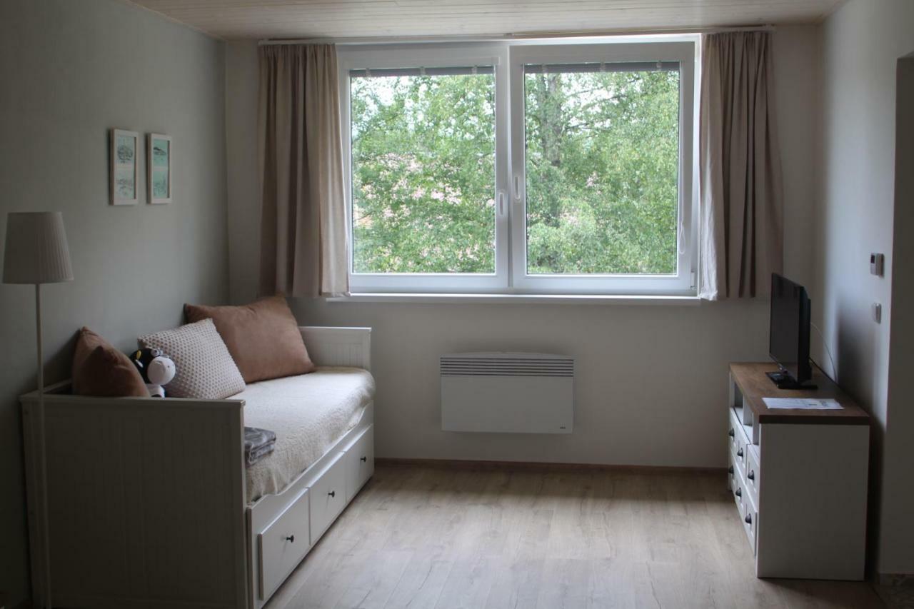 Venkovský apartmán Appartamento Stožec Esterno foto
